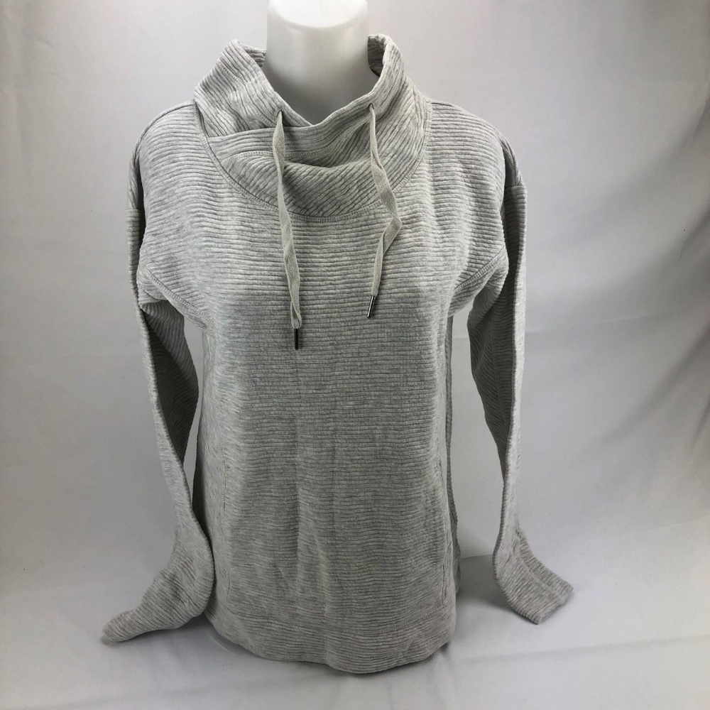 Kirkland Women's Pullover Neck Sweater Gray S (I4)